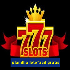 planilha lotofacil gratis